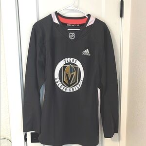 Adidas Gray Vegas Golden Knights Practice Jersey